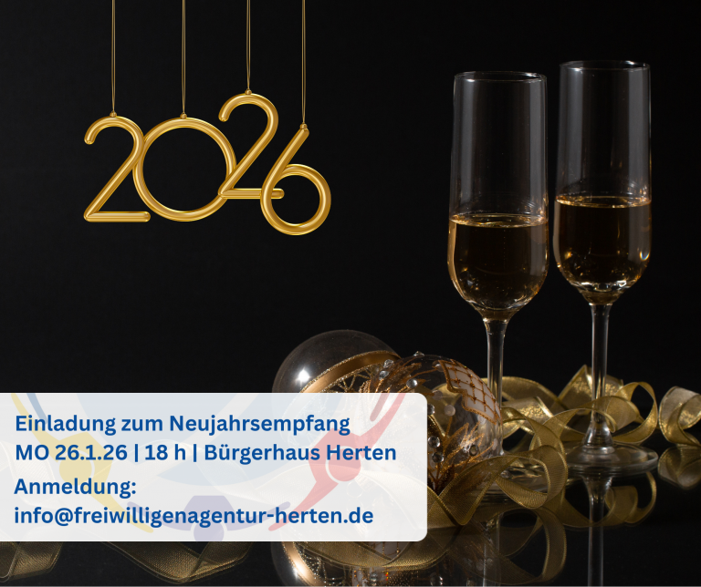 Neujahrsempfang der Freiwilligenagentur am 26. Januar