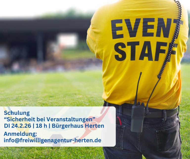Fortbildung zur Sicherheit bei Veranstaltungen