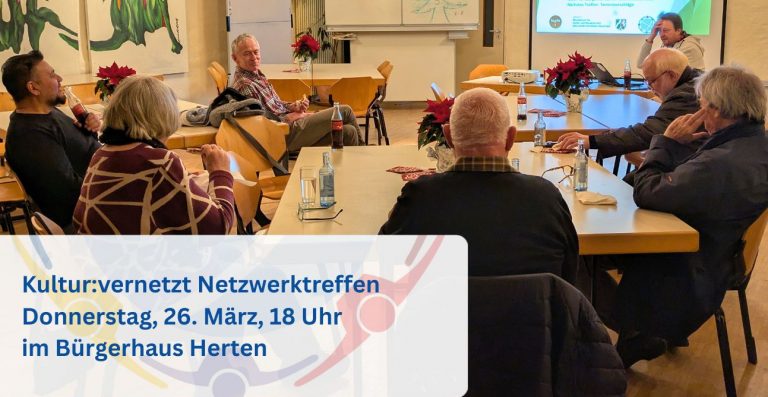 Kultur:vernetzt am 26. März